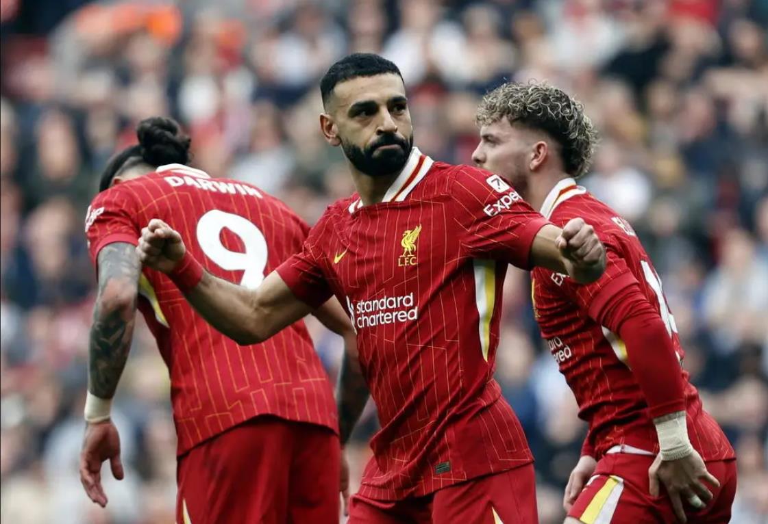 萨拉赫为利物浦英超战曼联进8球 萨拉赫为利物浦英超战曼联进8球